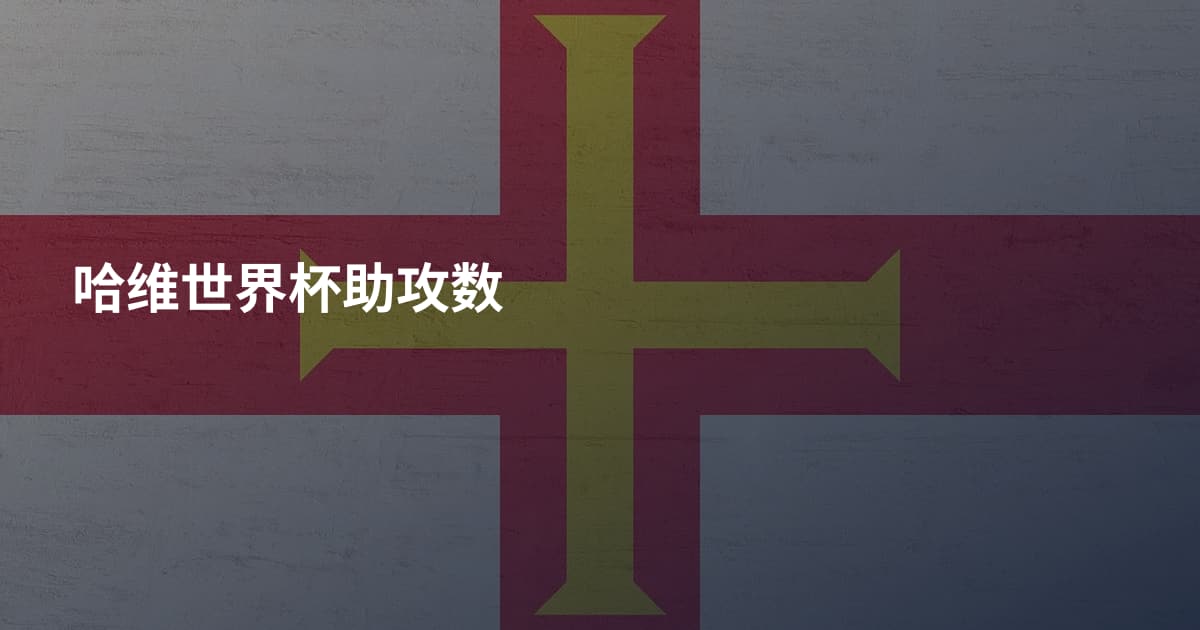 哈维世界杯助攻数
