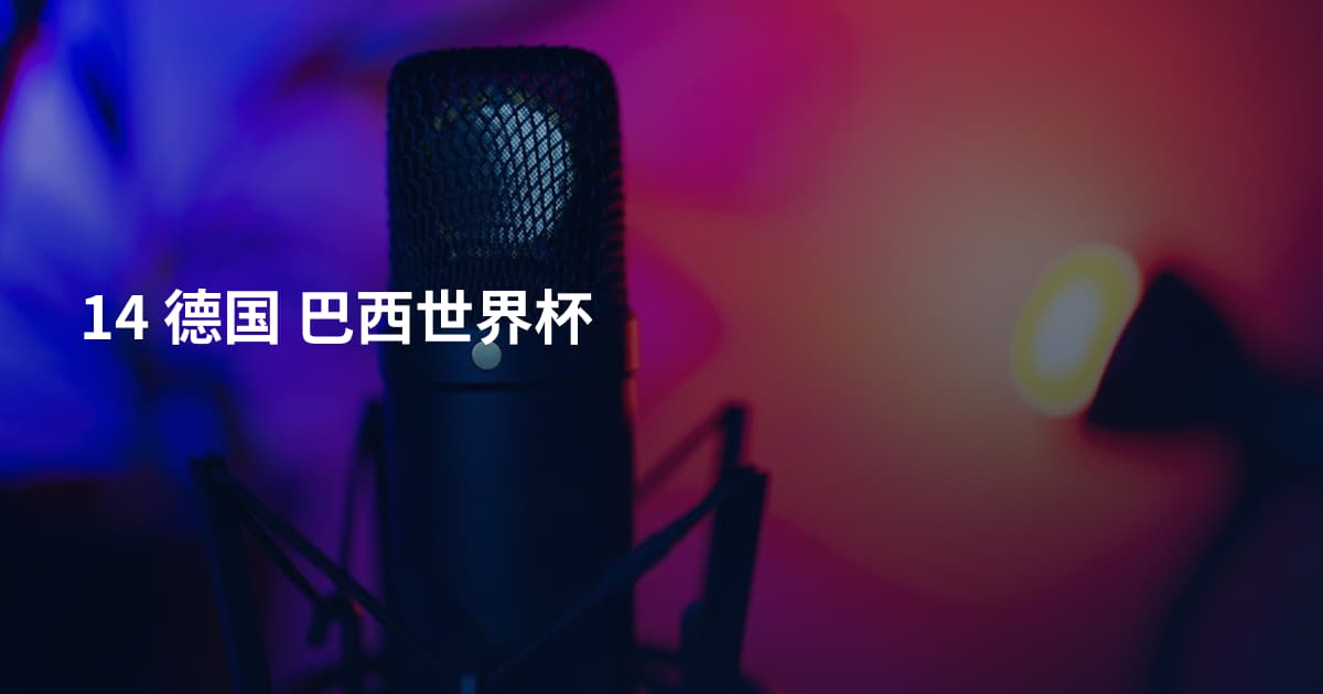 14 德国 巴西世界杯