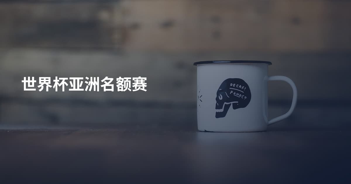 世界杯亚洲名额赛