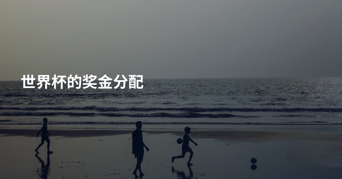 世界杯的奖金分配