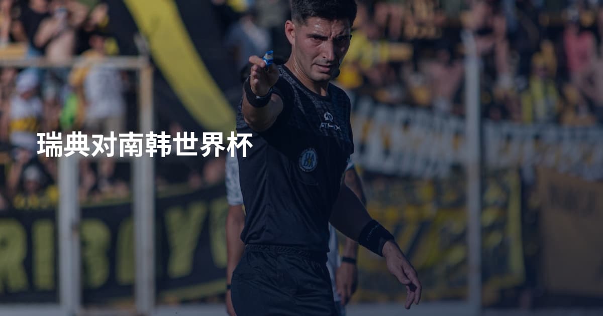 瑞典对南韩世界杯