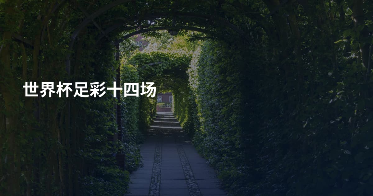 世界杯足彩十四场