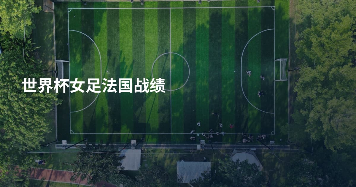 世界杯女足法国战绩
