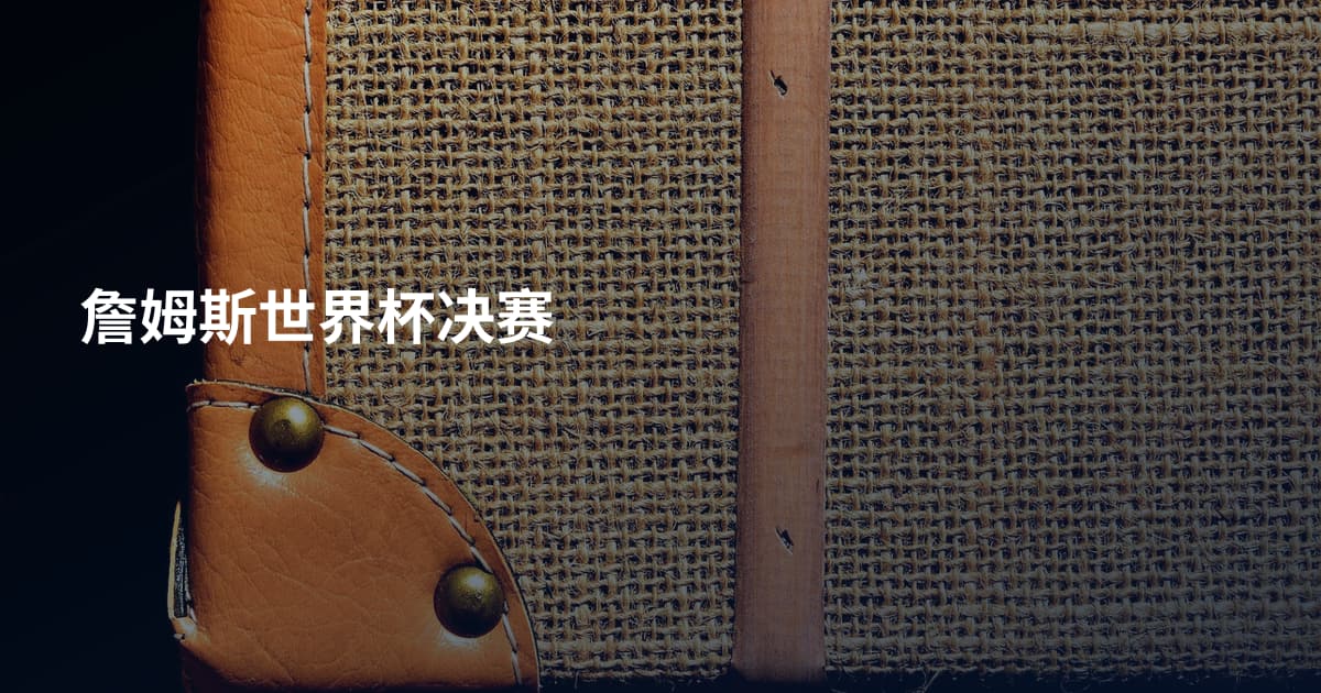 詹姆斯世界杯决赛