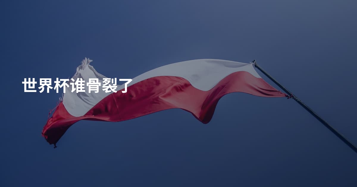世界杯谁骨裂了
