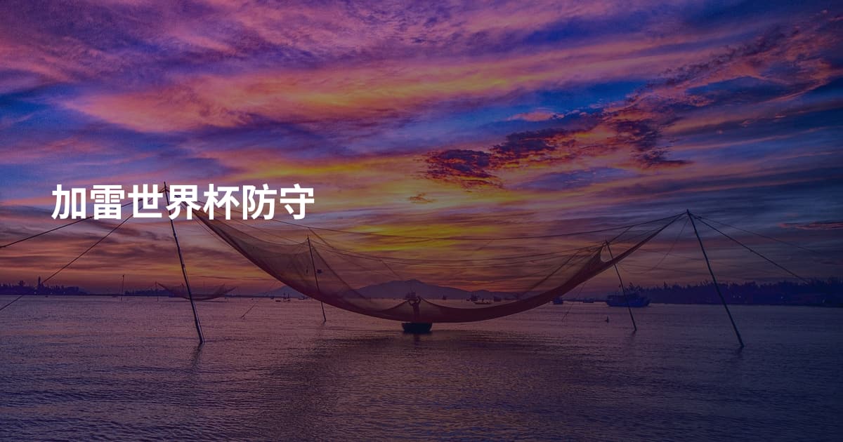 加雷世界杯防守