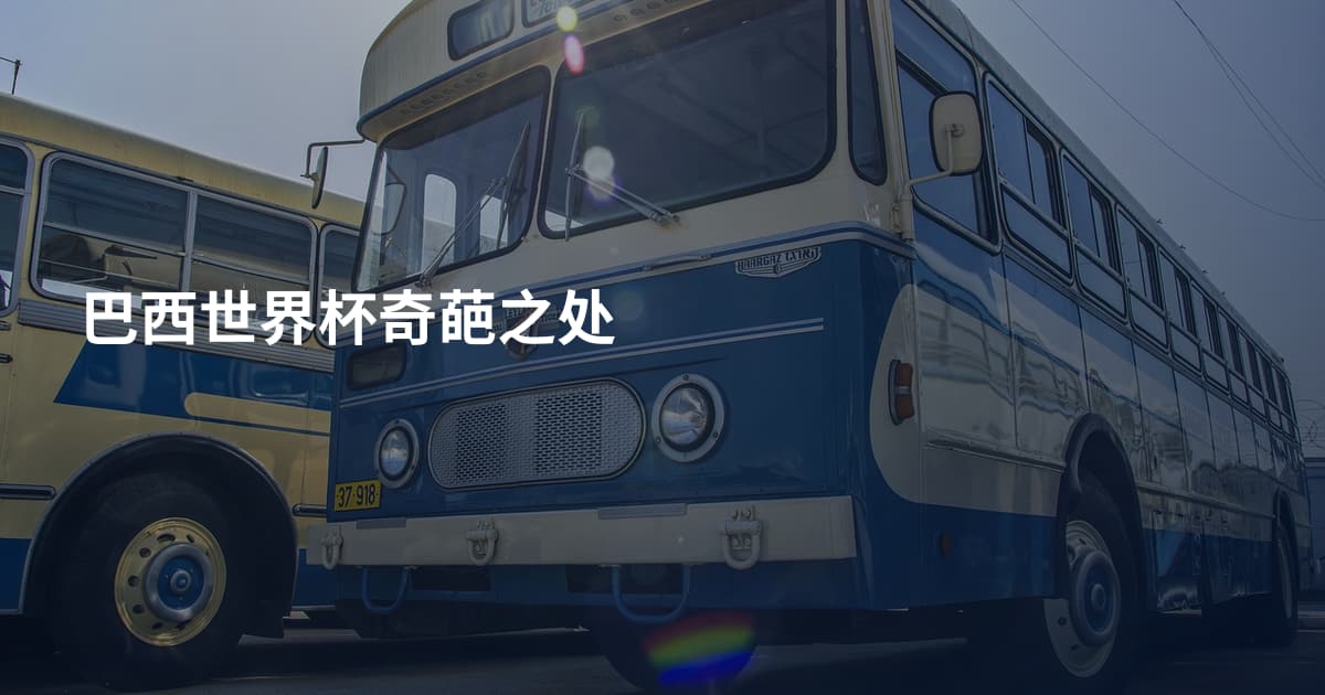 巴西世界杯奇葩之处