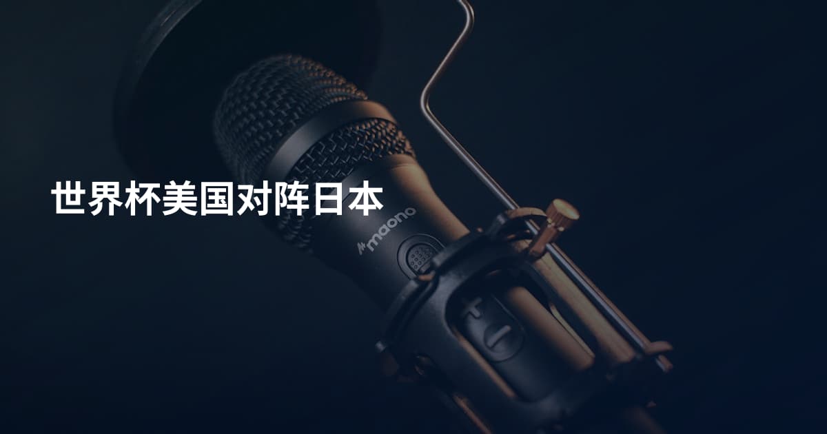 世界杯美国对阵日本