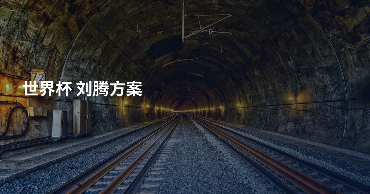 世界杯 刘腾方案