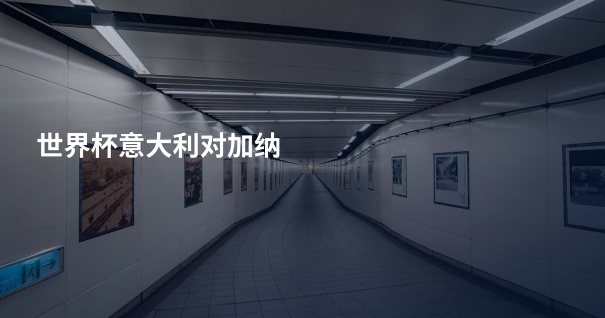 世界杯意大利对加纳