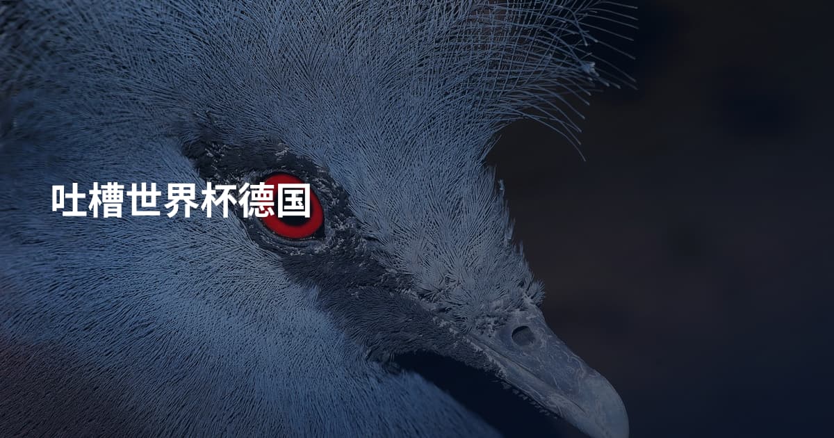 吐槽世界杯德国