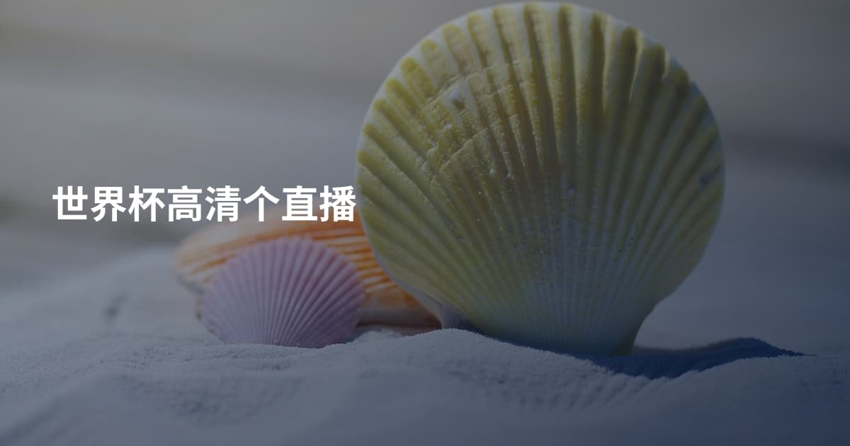 世界杯高清个直播