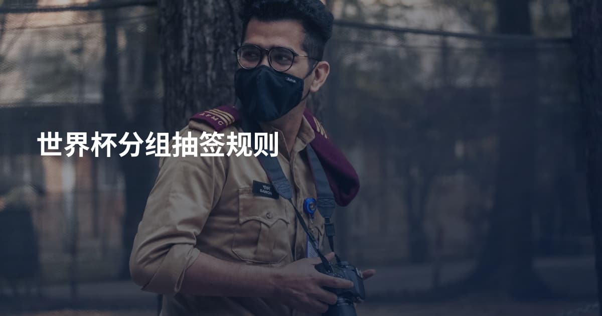世界杯分组抽签规则