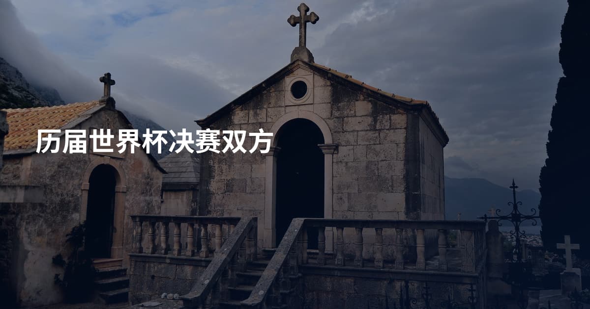 历届世界杯决赛双方