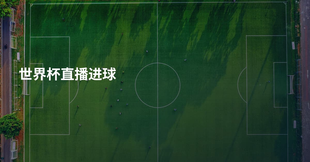 世界杯直播进球
