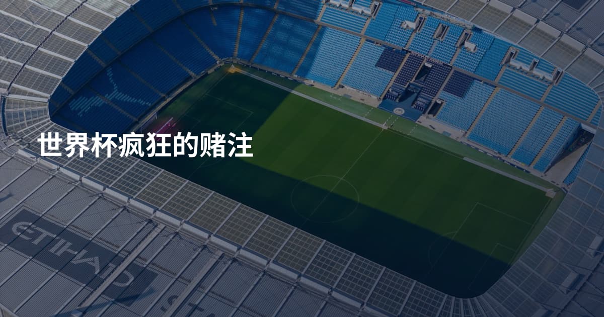 世界杯疯狂的赌注