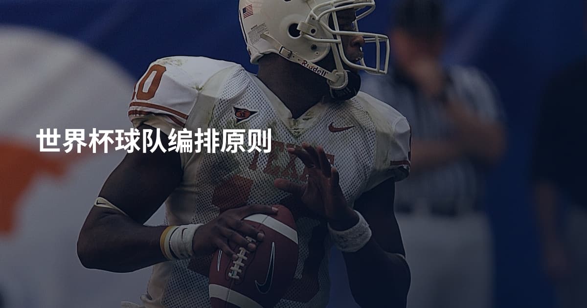 世界杯球队编排原则