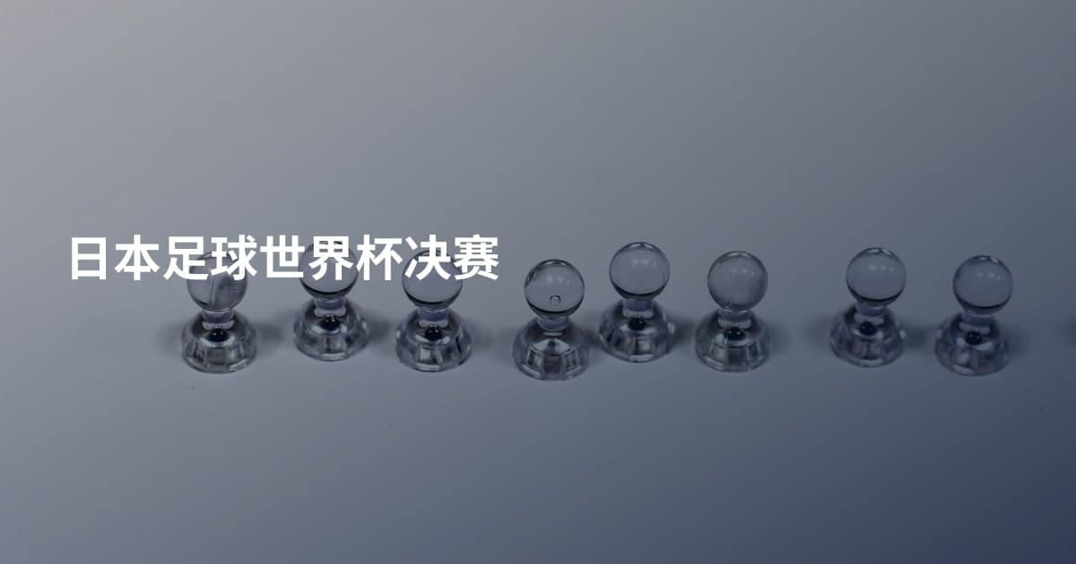 日本足球世界杯决赛