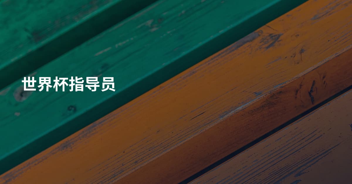 世界杯指导员