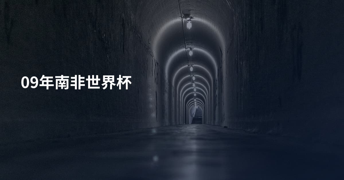 09年南非世界杯