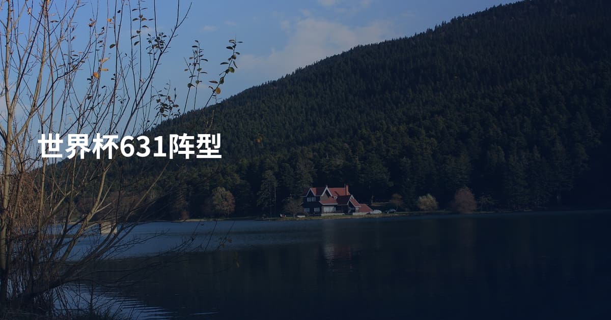世界杯631阵型