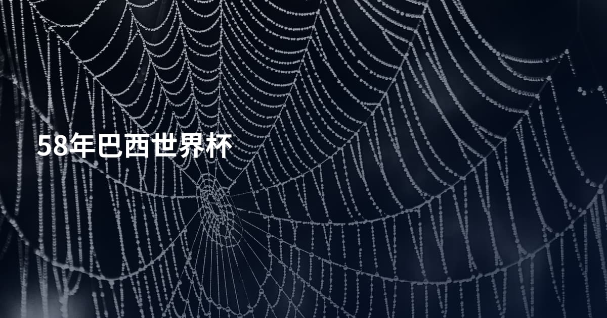 58年巴西世界杯