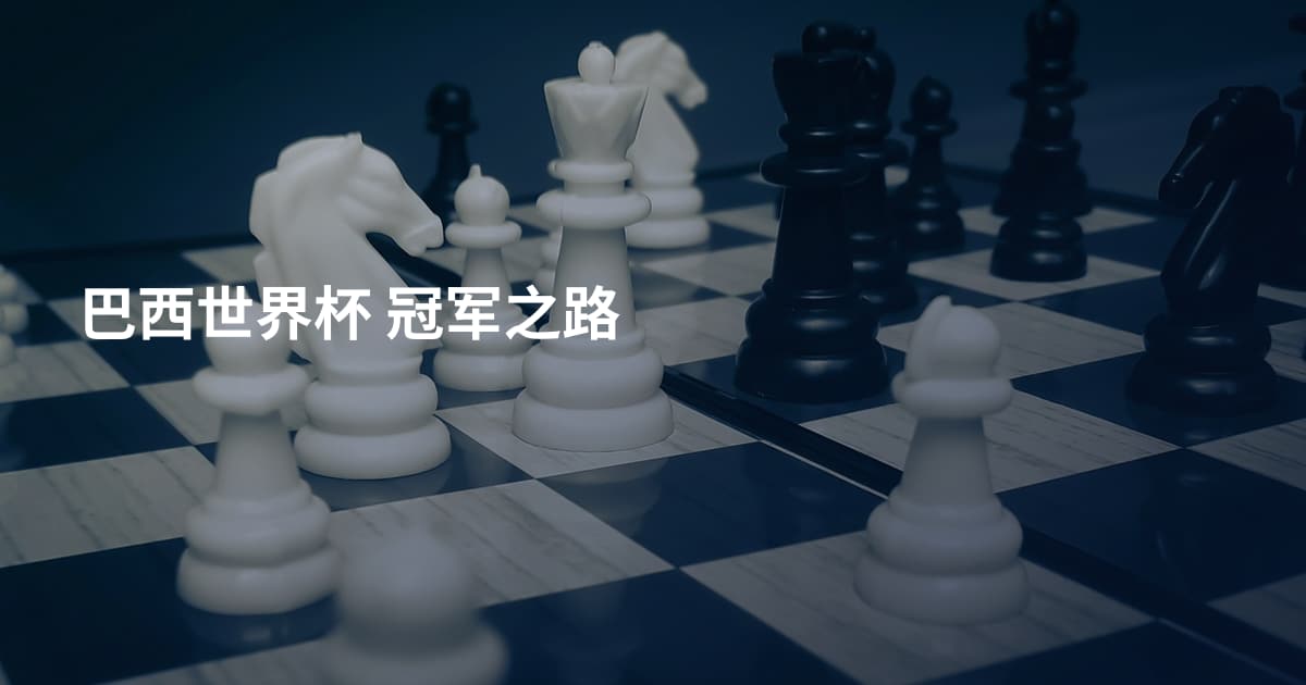 巴西世界杯 冠军之路