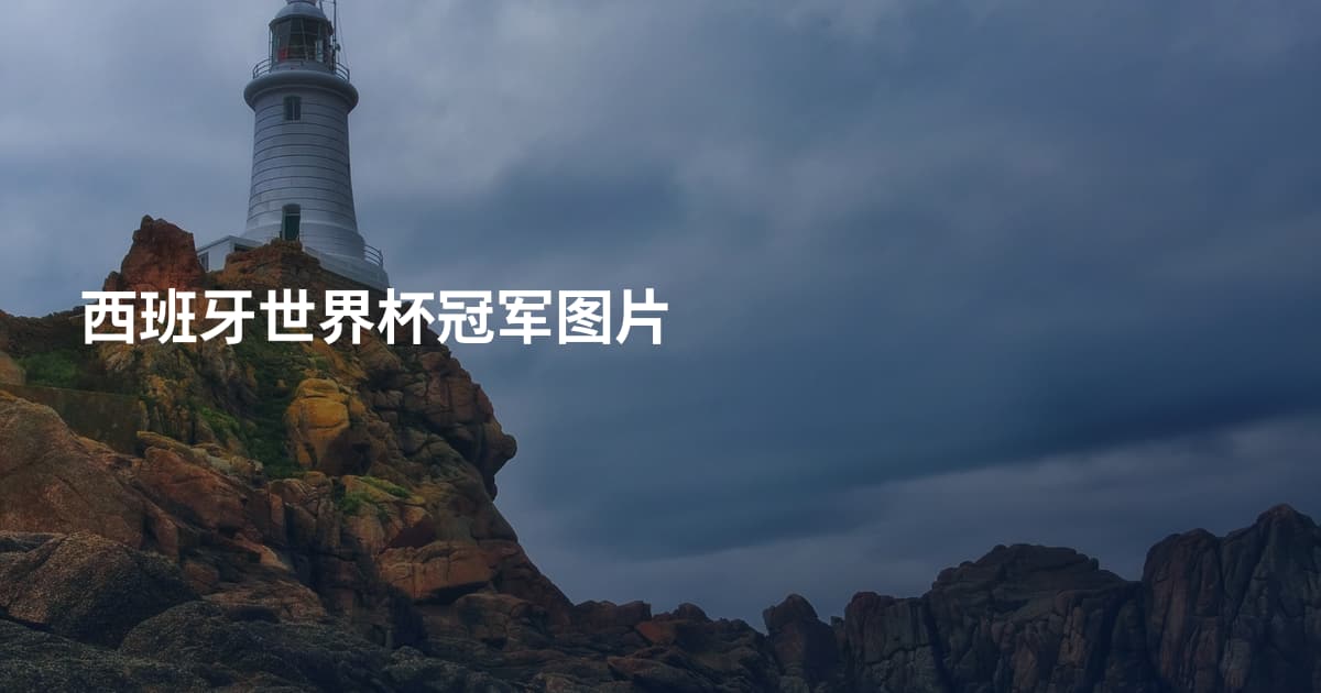 西班牙世界杯冠军图片