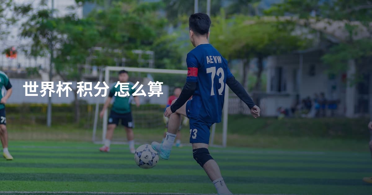 世界杯 积分 怎么算