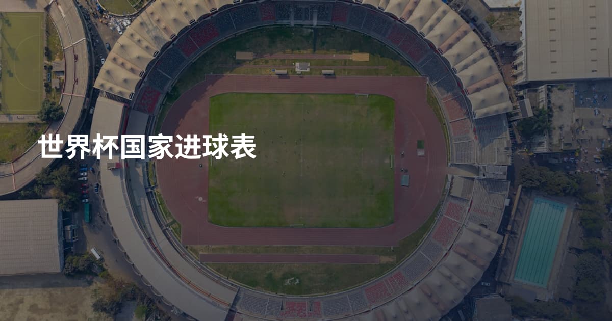 世界杯国家进球表
