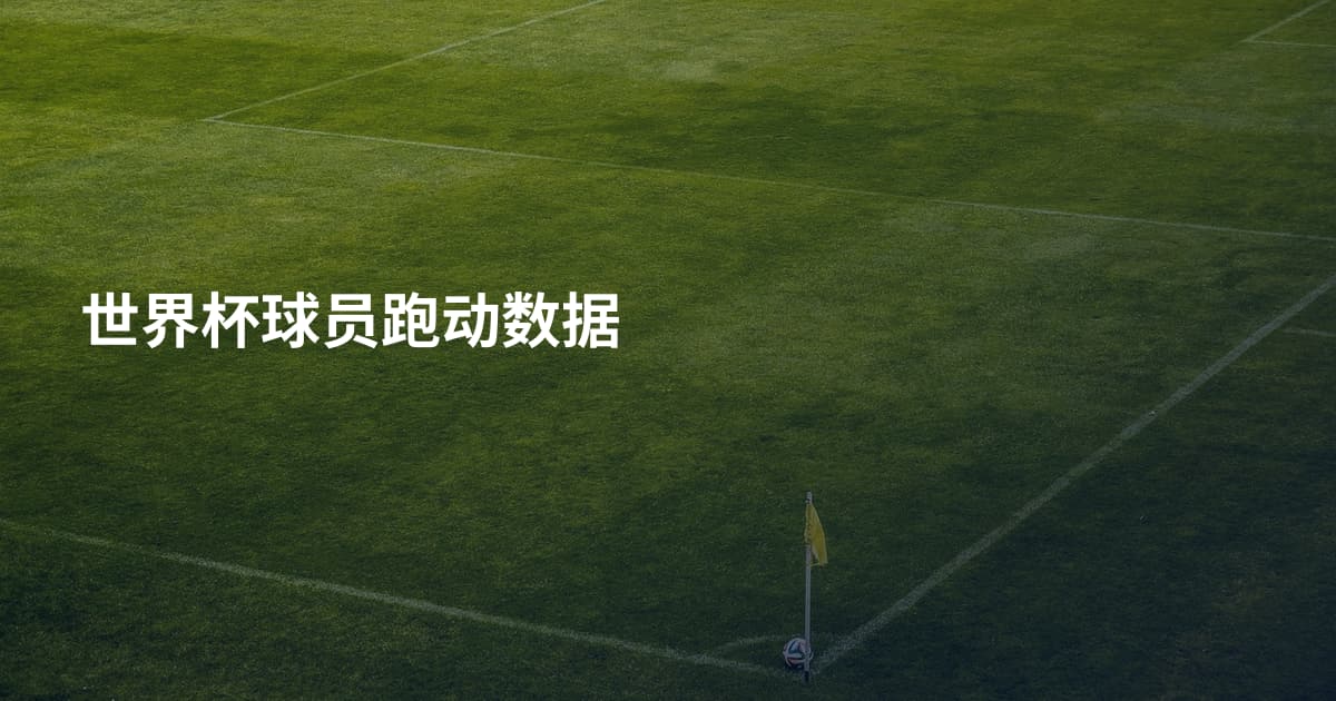 世界杯球员跑动数据