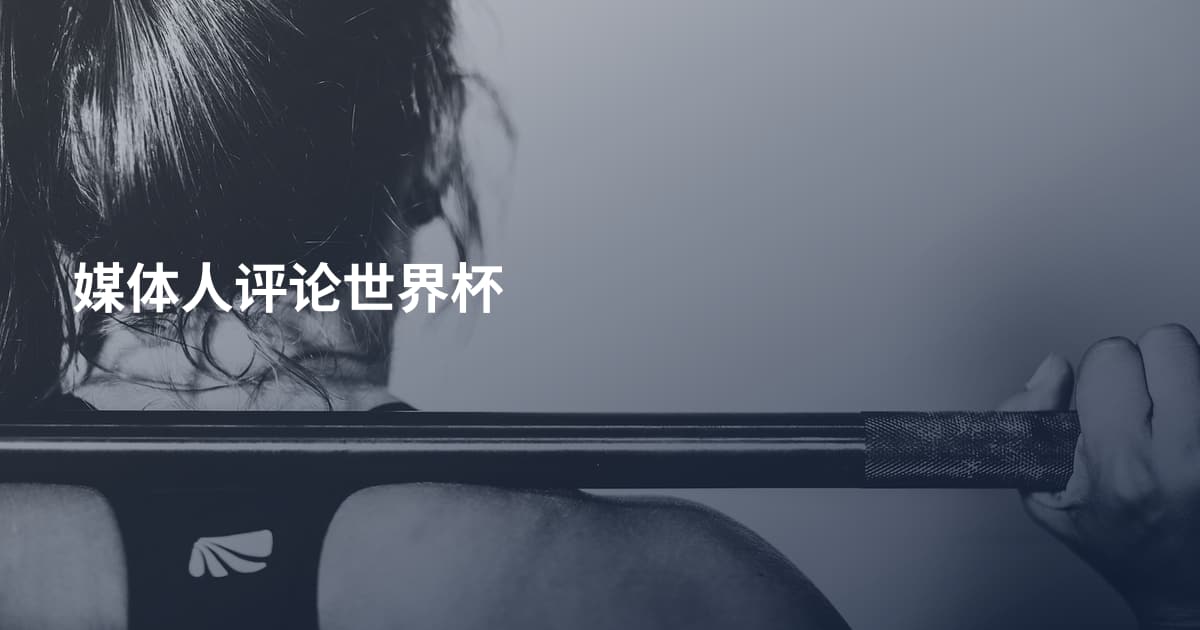 媒体人评论世界杯