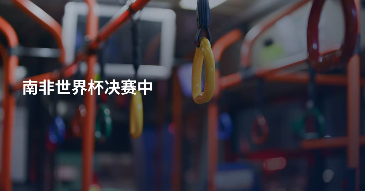 南非世界杯决赛中