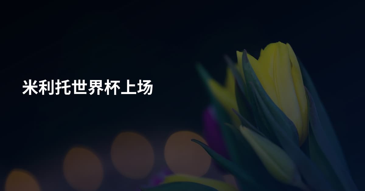 米利托世界杯上场