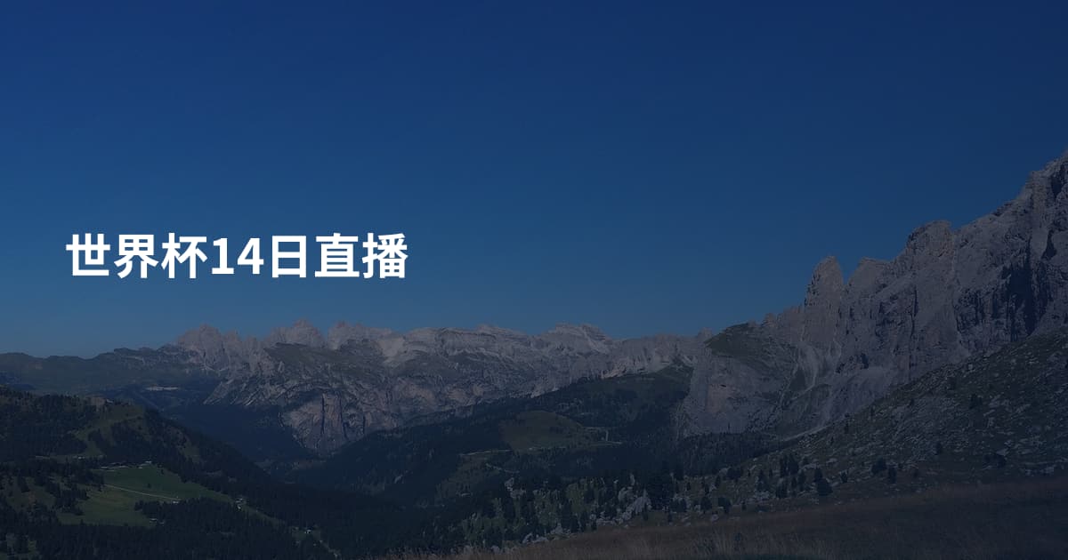世界杯14日直播