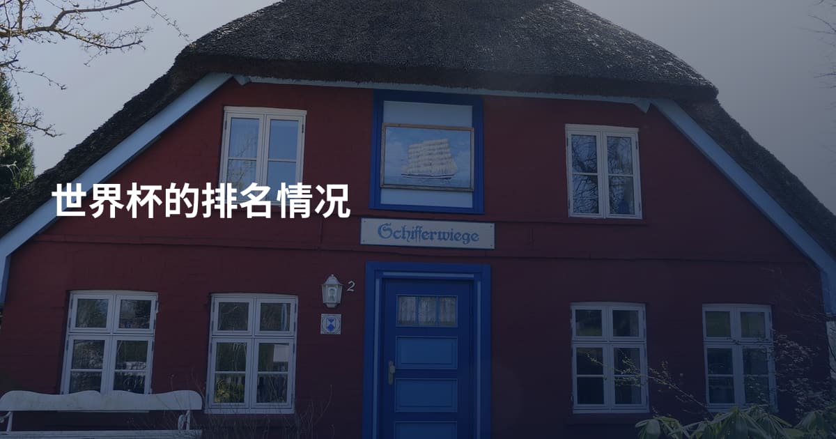 世界杯的排名情况
