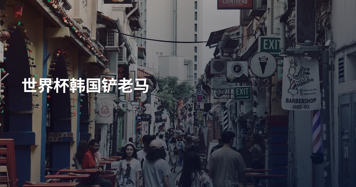 世界杯韩国铲老马