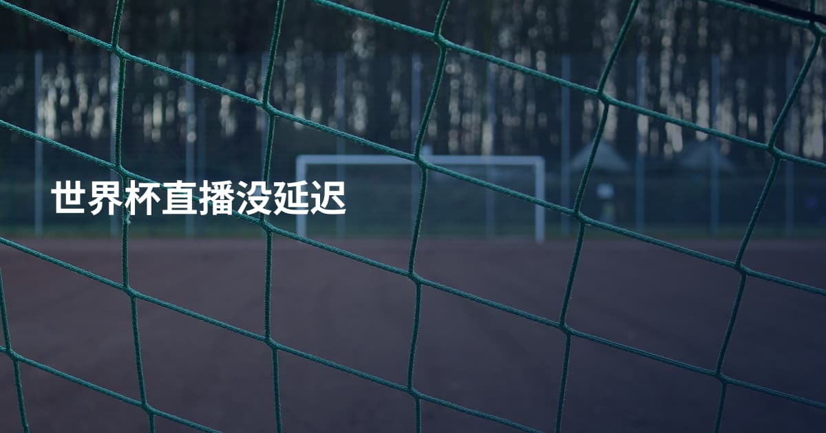世界杯直播没延迟