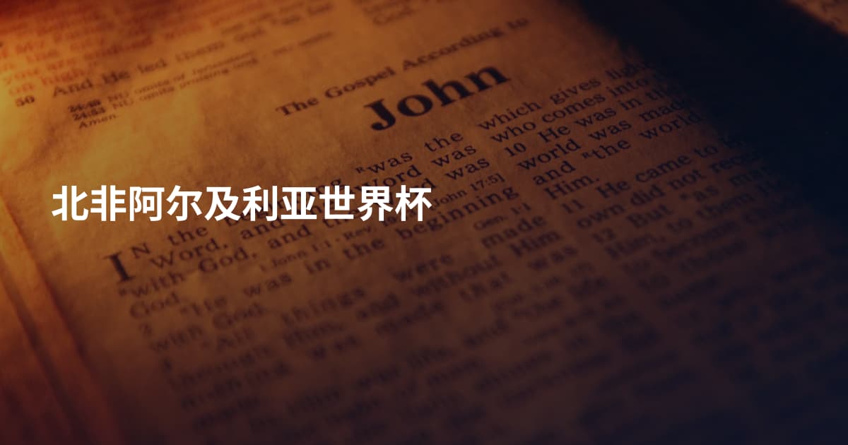 北非阿尔及利亚世界杯