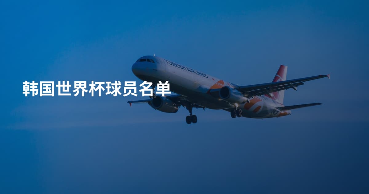 韩国世界杯球员名单