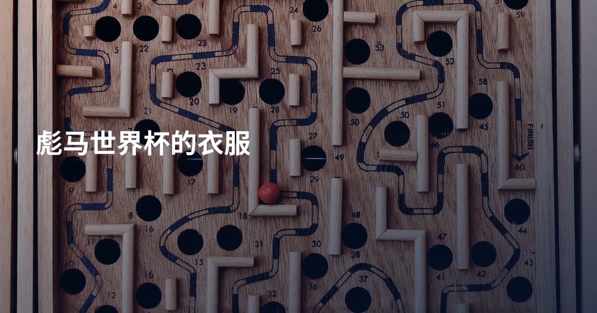 彪马世界杯的衣服