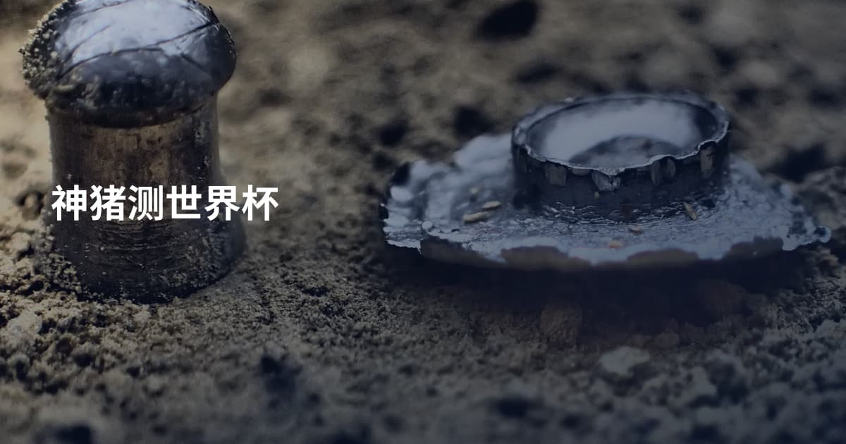 神猪测世界杯