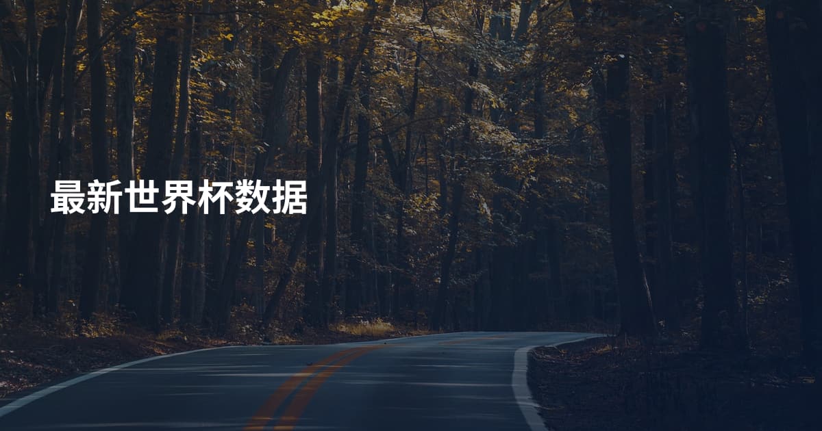 最新世界杯数据