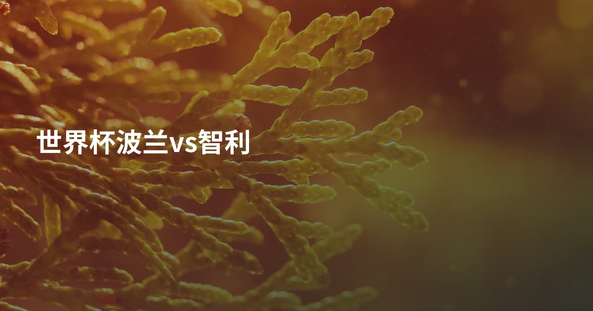世界杯波兰vs智利