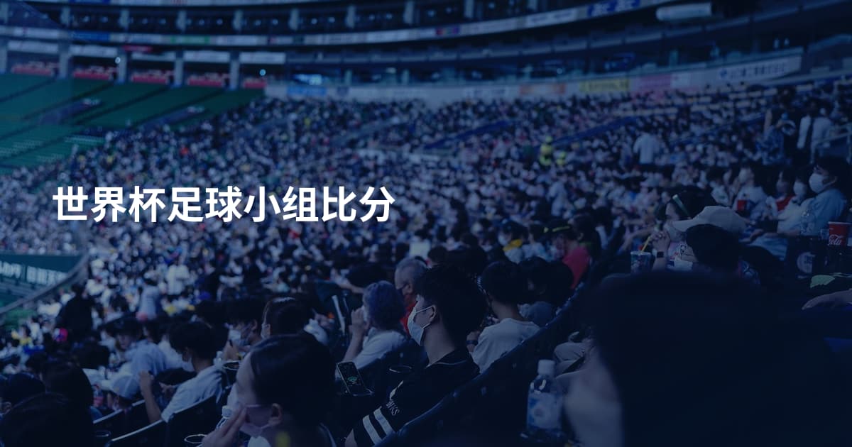 世界杯足球小组比分