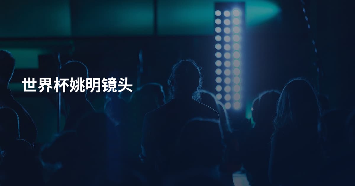 世界杯姚明镜头