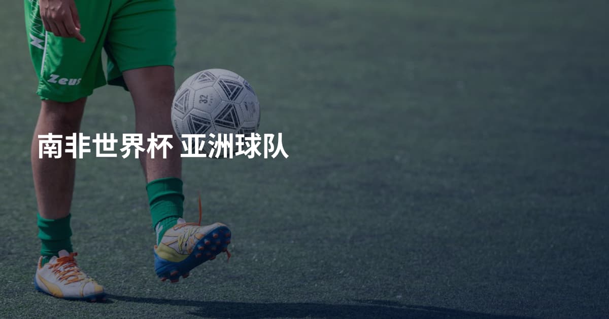 南非世界杯 亚洲球队