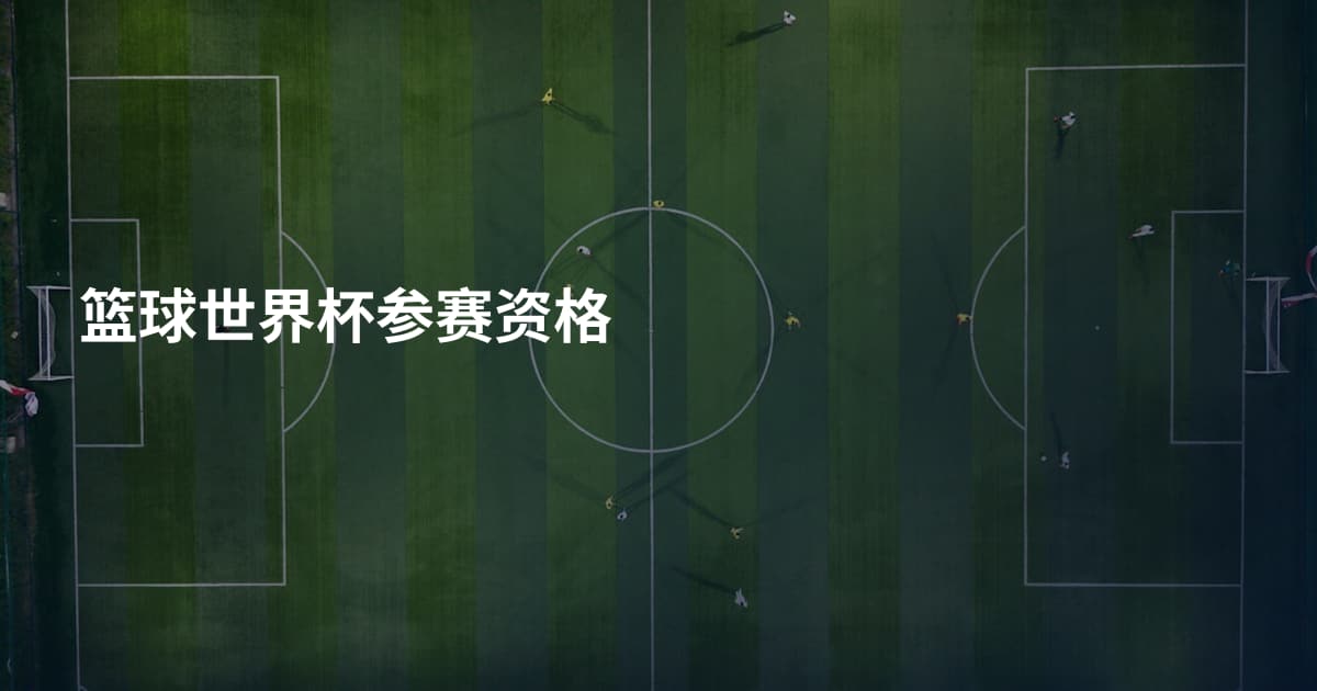 篮球世界杯参赛资格