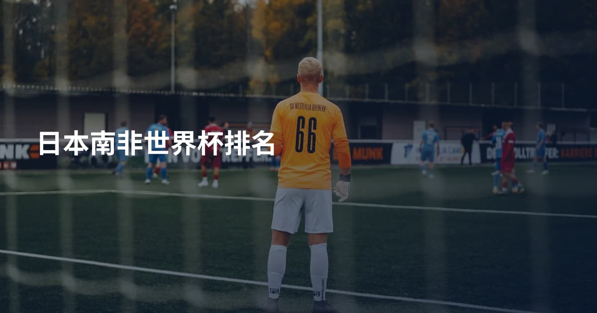 日本南非世界杯排名