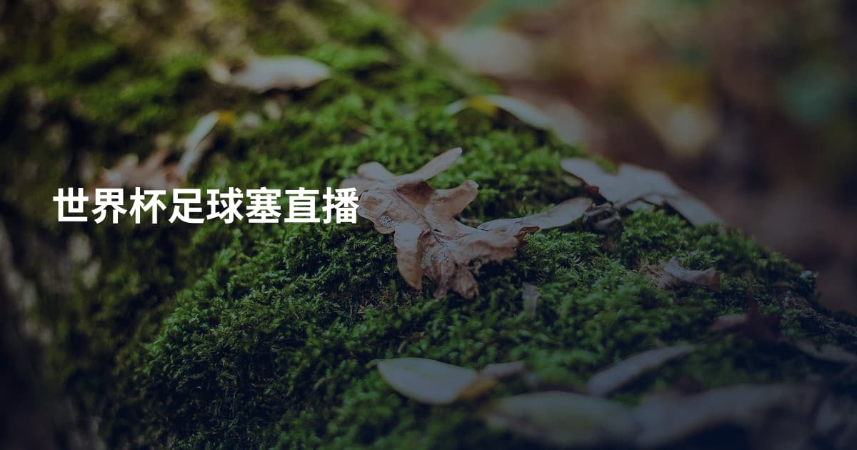 世界杯足球塞直播